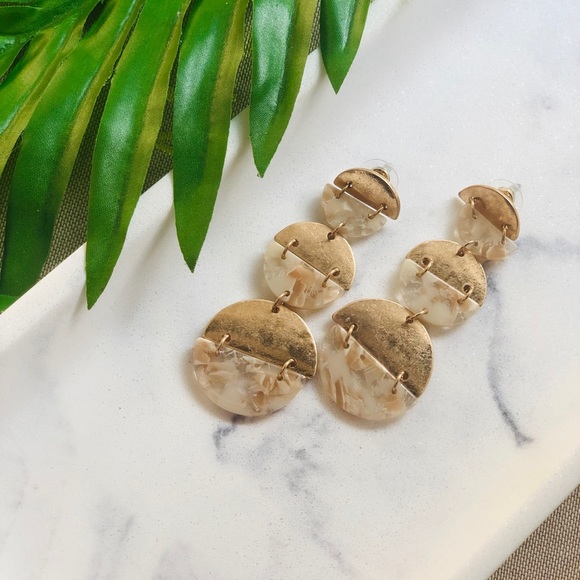 Armora’s Jewelry - Armora’s | Nude Marbled Earrings